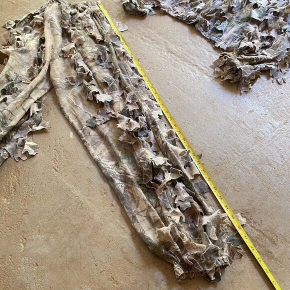 Realtree Underbrush Camo Suit Mens Size Small Hunting Hooded Jacket With Mask - Picture 5 of 12